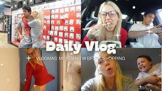 VLOGMAS: MUKBANG W BOYFRIEND, PR, CHIT CHAT