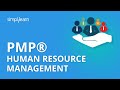 PMP® Human Resource Management | Project Management Human Resources Management | Simplilearn