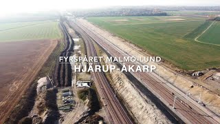 Fyrspåret Hjärup - Åkarp | 20211030