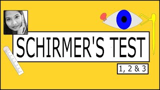 Schirmer's test -  Procedure, Principle \u0026 Interpretation| Schirmer 1, 2 \u0026 3| Dry eye disease