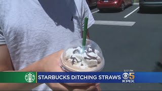 Starbucks Phasing Out Their Signature Green Plastic Straws