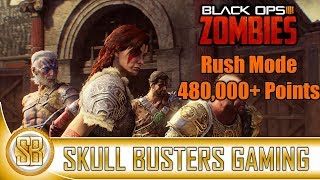 Black Ops 4 Zombies - IX Rush Mode 480,000+ Solo Run (COD BO4 Zombies IX Rush)