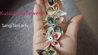 Easy paper flowers | #origami flowers | kusudama | #diy