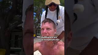 Venezuelan lady massages me on the beach 🇻🇪