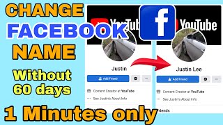 PAANO PALITAN ANG FACEBOOK NAME KAHIT WALA PANG 60 DAYS IN JUST 1 MINUTES | JOVTV