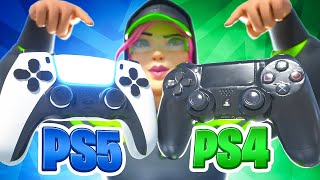 PS5 vs PS4 CONTROLLER in FORTNITE! - Welcher ist BESSER für RUBIX? 🎮