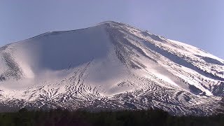 春の車中泊旅 2019 ⑨　八ッ場ダム道の駅　残雪の浅間山　日本ロマンチック街道（群馬県）