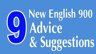 Learning English Speaking Course - New English Lesson 9 - Advice and Suggestions
