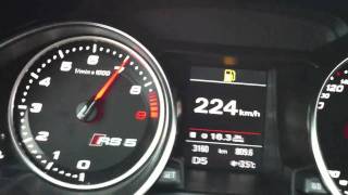 Audi RS5 272Km/h Acceleration