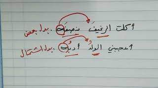 بدل البعض وبدل الاشتمال لا يشترط اتصالهما بضمير يعود على المبدل منه