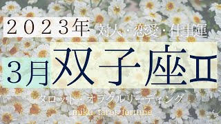 【双子座♊️】2023年3月のテーマと運勢🎎対人・恋愛・仕事運🏃タロット・オラクルリーディング💫