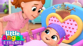 Princess Jill is a Baby! | Little Angel And Friends Kid Songs