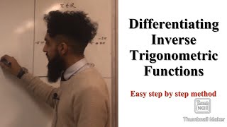 Edexcel A level Maths: Derivatives of Inverse Trigonometric Functions