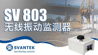 无线振动监测仪 | SV 803 | SVANTEK | 系统特点