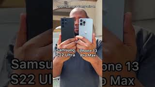 Samsung S22 Ultra vs iPhone 13 Pro Max Camera Comparison - Zoom Lens