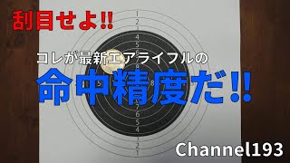 【Lockon!!_193】刮目せよ‼コレが最新エアライフルの命中精度だ‼【193's_ActiVlog】