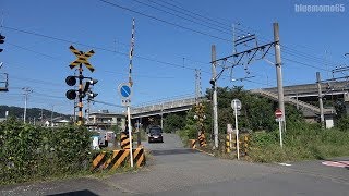 2017.9.9　東武東上線「東 第350号踏切道」　Tobu Tojo Line East No.350 railroad crossing