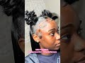 quickweave bob 2 butterfly buns foryou hairstyle quickweave blackgirlmagic