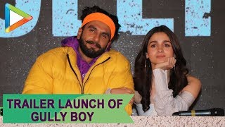 Gully Boy Trailer Launch - Part 1 | Ranveer Singh | Alia Bhatt | Zoya Akhtar | Farhan Akhtar