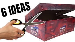 ✔ 6 Cardboard Box Ideas