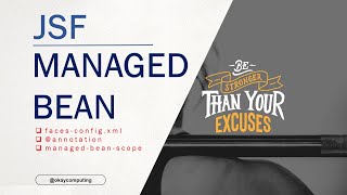 JSF Managed Bean Scope