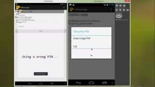 Message encryption Android Application