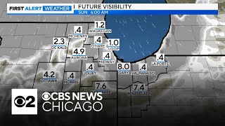 Showers, patchy fog overnight in Chicago
