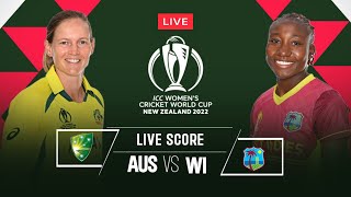 🔴LIVE AUSW VS WIW | SEMI FINAL | ICC WOMENS WORLD CUP 2022 | AUSTRALIA WOMEN VS WEST INDIES WOMEN