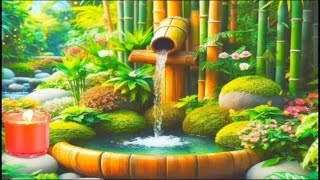 Bamboo Water Fountain Healing 24/7 自然の音とともに音楽をリラックス バンブーウォーターファウンテン 【癒し音楽BGM】