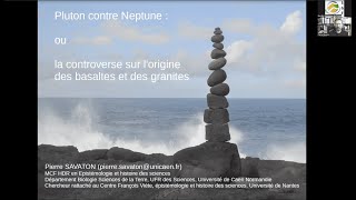 MiniConf Géole n°17 - Pierre Savaton - Pluton contre Neptune