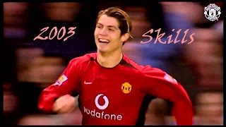 Cristiano Ronaldo - Incredible First Season at Manchester United Skills - 2003 ( 2016 )