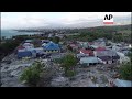 drone images show extent of quake damage in palu