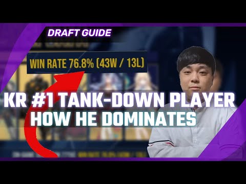 How Korea's BEST Tank-Down Player DOMINATES in RTA Uigang E7WC 2023 Draft Analysis #epicseven
