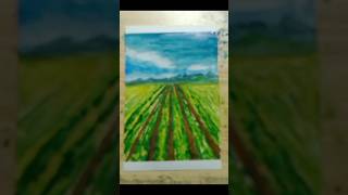 Landscape painting#viralvideo #likeandsubscribe#followme #foryou#youtubevideo #watercolorpainting