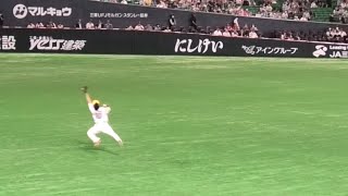 -2023.05.31-【NPB】９回表 福永裕基 抜ければ長打も…センター佐藤直樹のファインプレイに阻まれる 中日ドラゴンズ（vs福岡ソフトバンク）