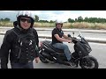 test ride with Malossi & Akrapovic YAMAHA XMAX IRONMAX 400cc