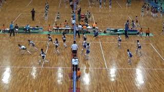 2015年IH バレーボール 女子 予選 綾羽（滋賀）vs 名古屋商（愛知）①