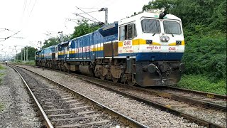 Loco Reversal of Hubballi (UBL) WDP-4D and WDP-4B combination at Ballari Junction outer