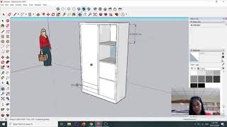 การทำโมเดลตู้เสื้อผ้า SketchUp