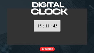 Digital Clock JavaScript Tutorial || Perfect For Beginners