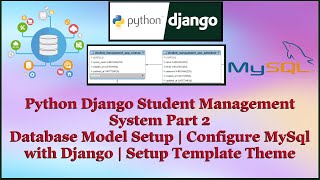 Python Django 学生管理システム パート 2 | Django で MySQL を構成する |テンプレートのテーマの設定