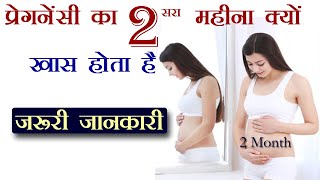 प्रेगनेंसी का 2 महीना जरूरी जानकारी | Pregnancy ka 2 mahina kaisa hota hai | Baby Growth in 2 month