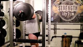 Eddie Hall 345kg Squat for 7 reps at Strength Asylum