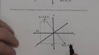IB Extending the Distance and Midpoint Formulas to Three Dimensions Lesson