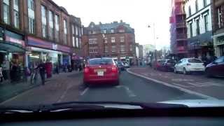 A drive through Carlisle Cumbria England