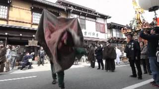 2012春の高山祭 獅子舞・神楽台