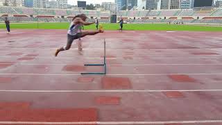 400m hurdles takeoff and landing technique