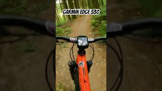Garmin Edge 530 Vs the final Downhill of Gwydyr Mawr #shorts #garmin #mtb