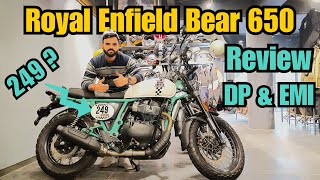 Royal Enfield Bear 650 | Top Edition 249 | Review, DP 90K, EMI, Service Cost, Exhaust - Delta Buzz