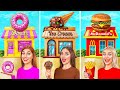 Maison Une Couleur Défi McDonald’s vs Crème Glacée vs Beignets | Défi Fou par Multi DO Smile